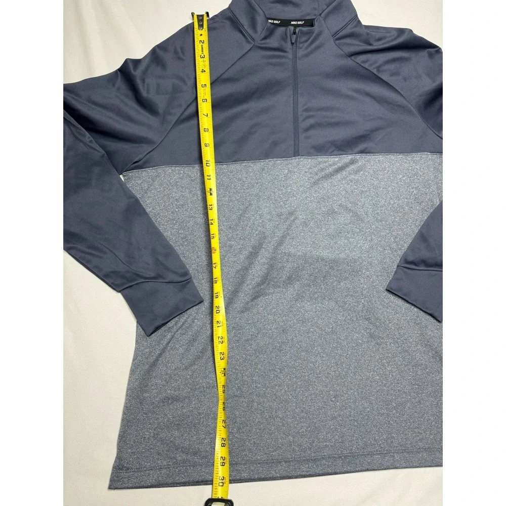 Nike Golf Therma‎ 1/4-Zip Two-Tone Sweatshirt Blue Mens XL Long Sleeve Pullover